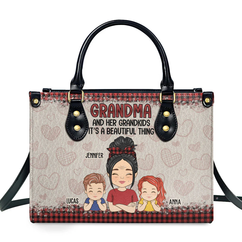 It Is A Beautiful Thing - Personalized Custom Leather Bag
