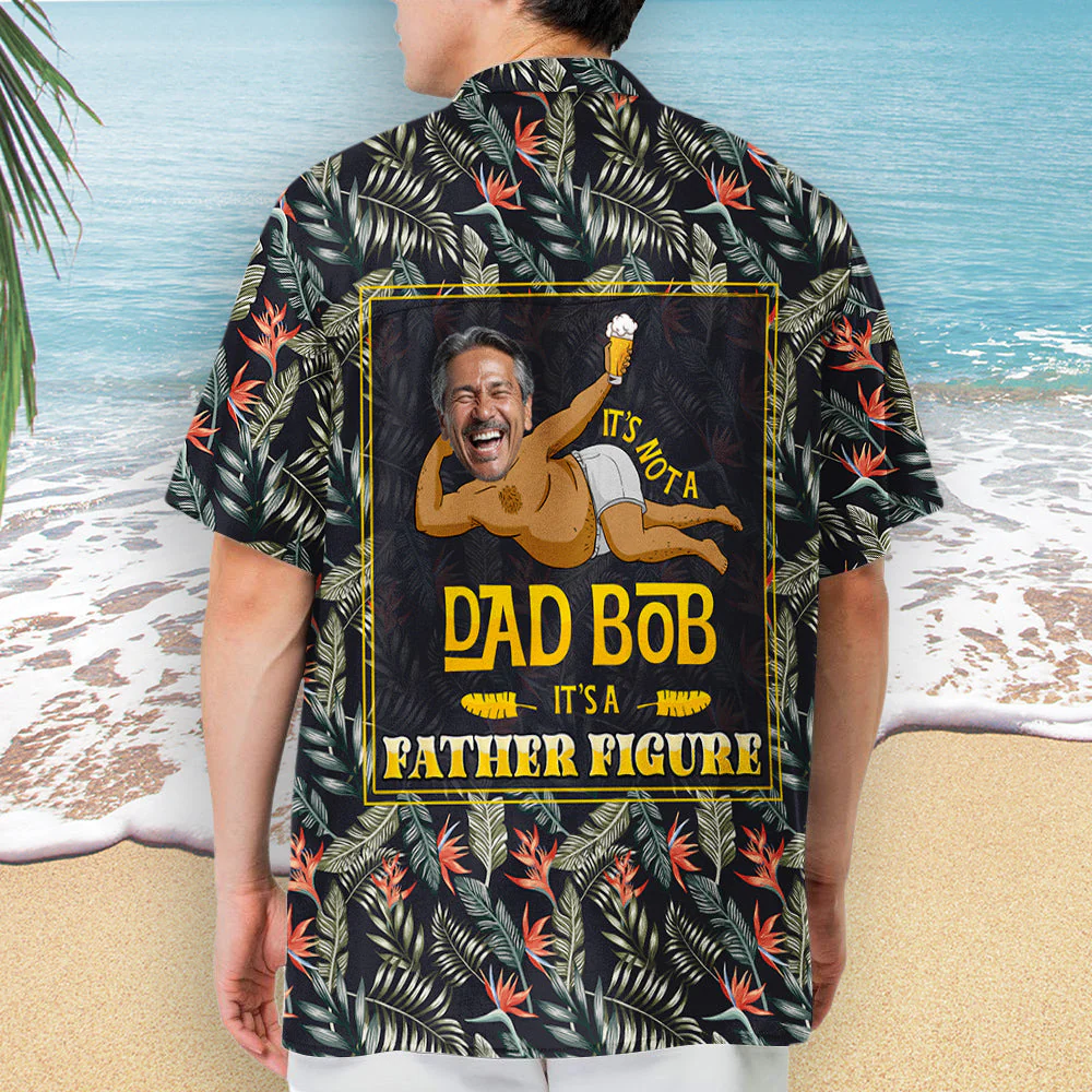 It Is A Father Figure - Personalized Custom Hawaiian Shirt - Image 3