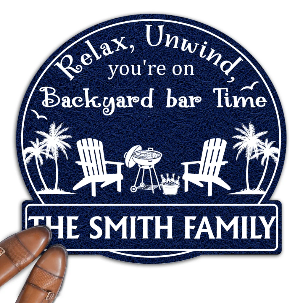 It Is Patio Time - Personalized Custom Doormat - Image 7