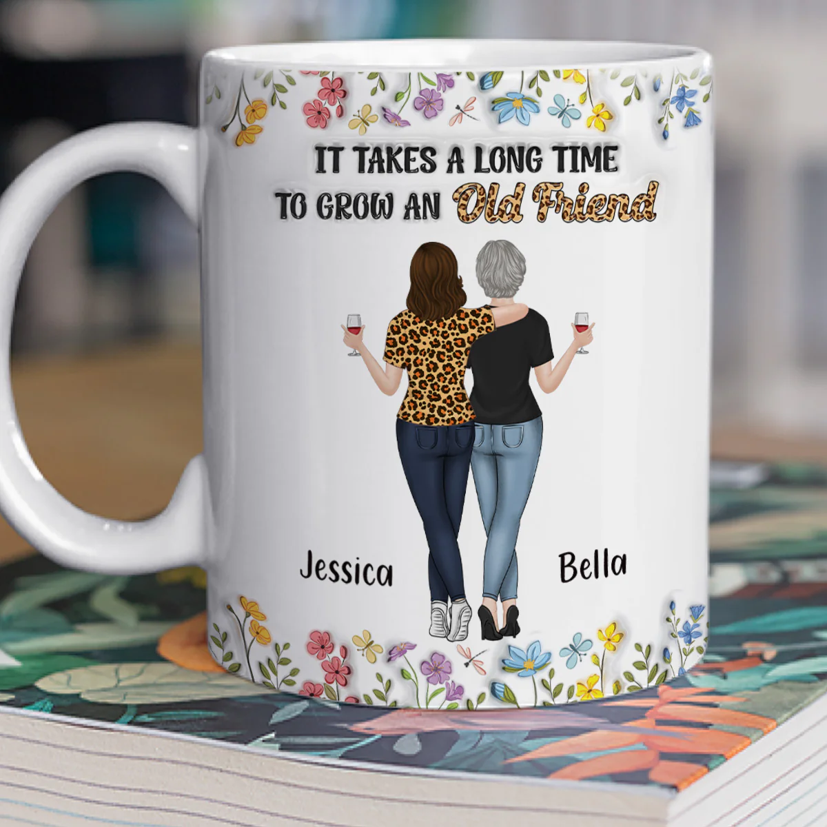 It Takes Us A Long Time - Personalized Custom 3D Inflated Effect Coffee Mug - Image 3
