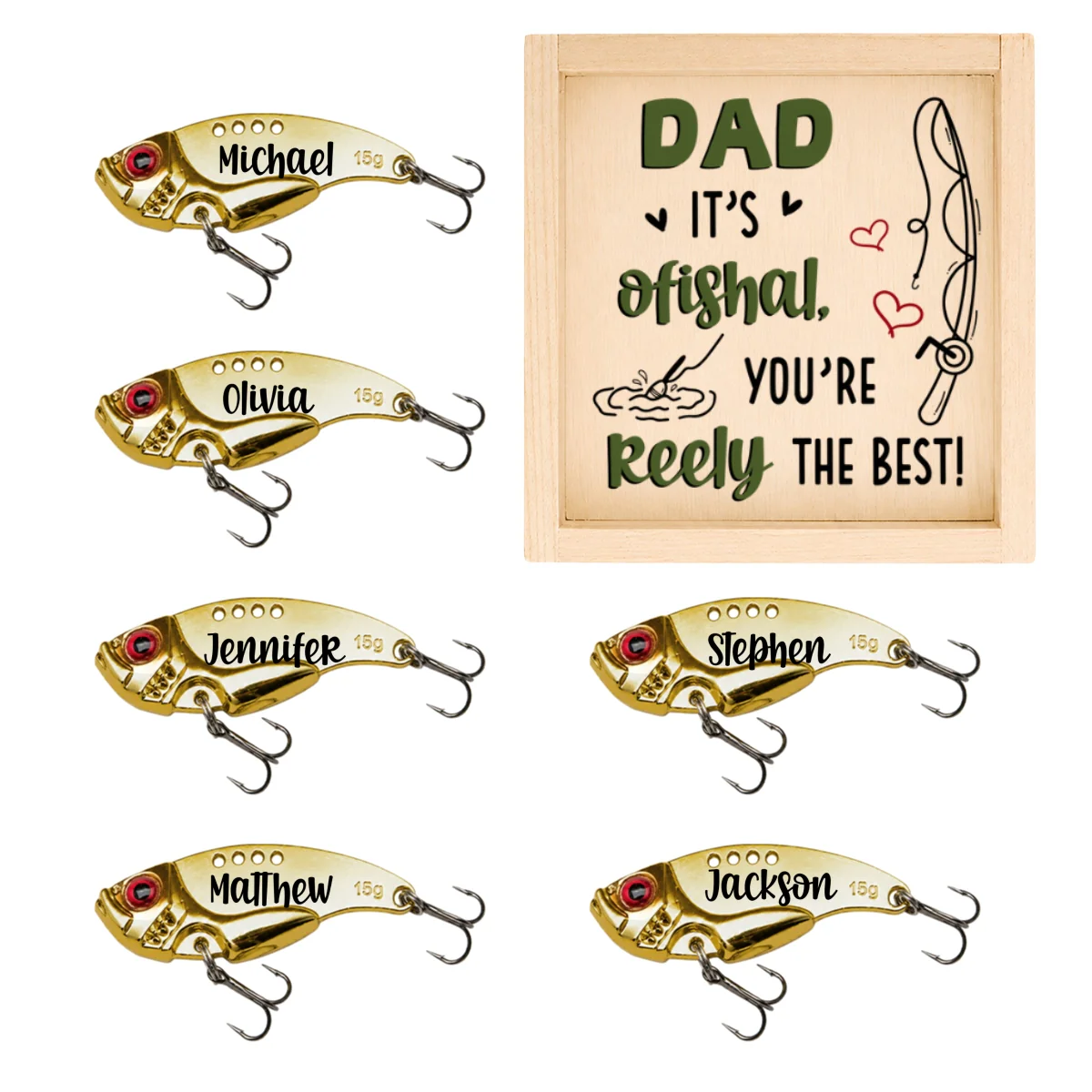 It's Ofishal 2 - Personalized Custom Fishing Lure - Image 15