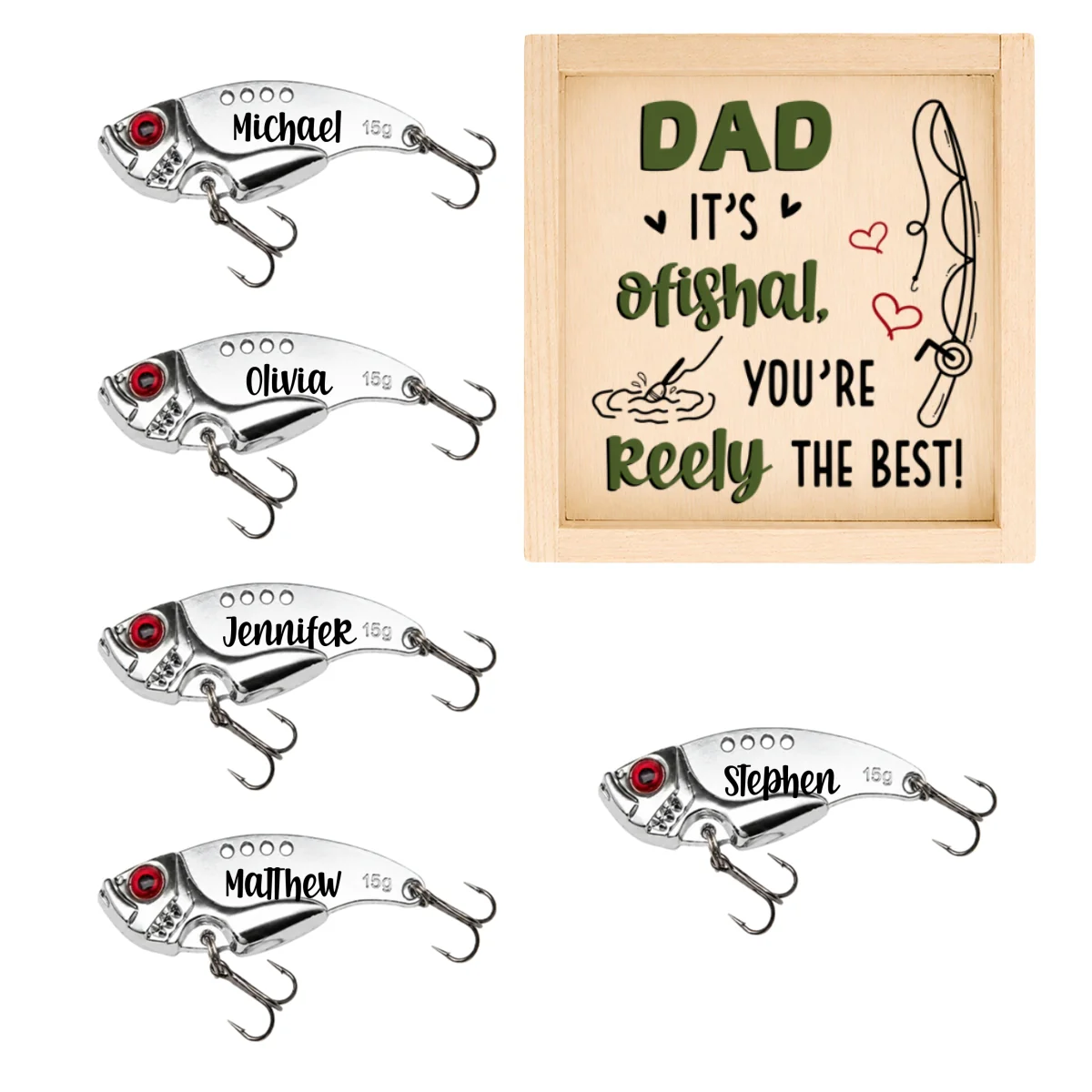 It's Ofishal 2 - Personalized Custom Fishing Lure - Image 16