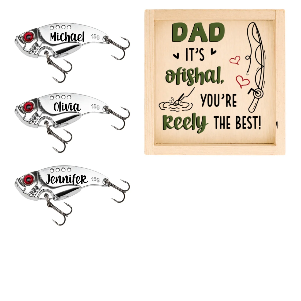 It's Ofishal 2 - Personalized Custom Fishing Lure - Image 20