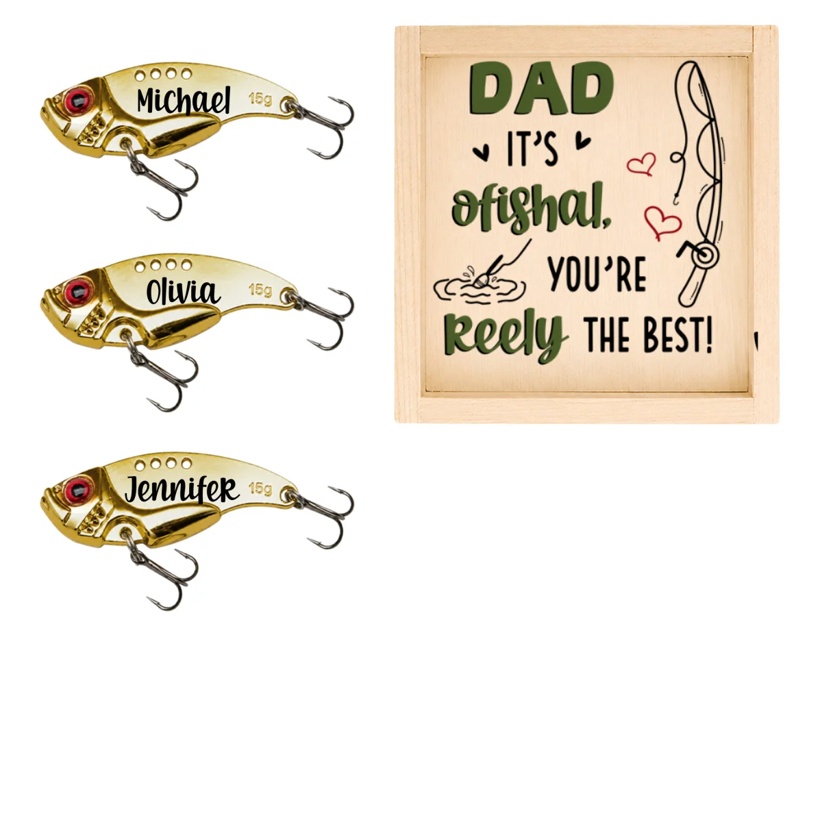 It's Ofishal 2 - Personalized Custom Fishing Lure - Image 21