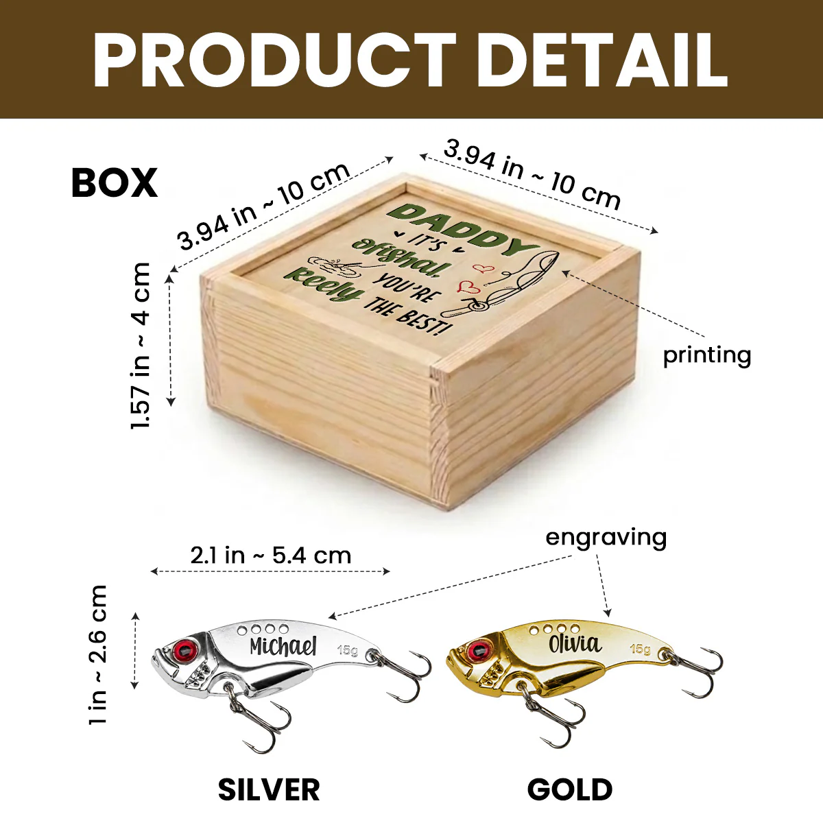 It's Ofishal 2 - Personalized Custom Fishing Lure - Image 5