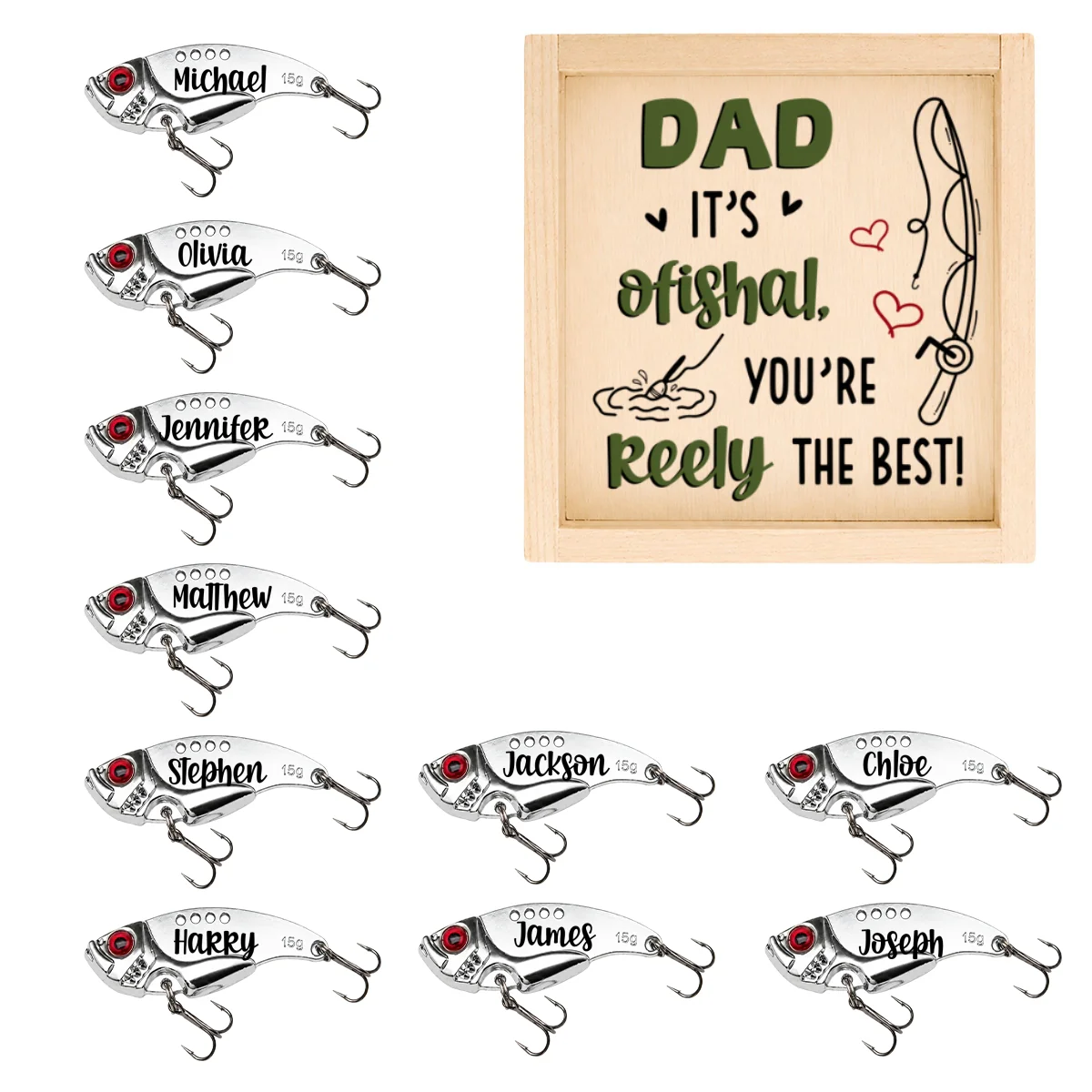 It's Ofishal 2 - Personalized Custom Fishing Lure - Image 6