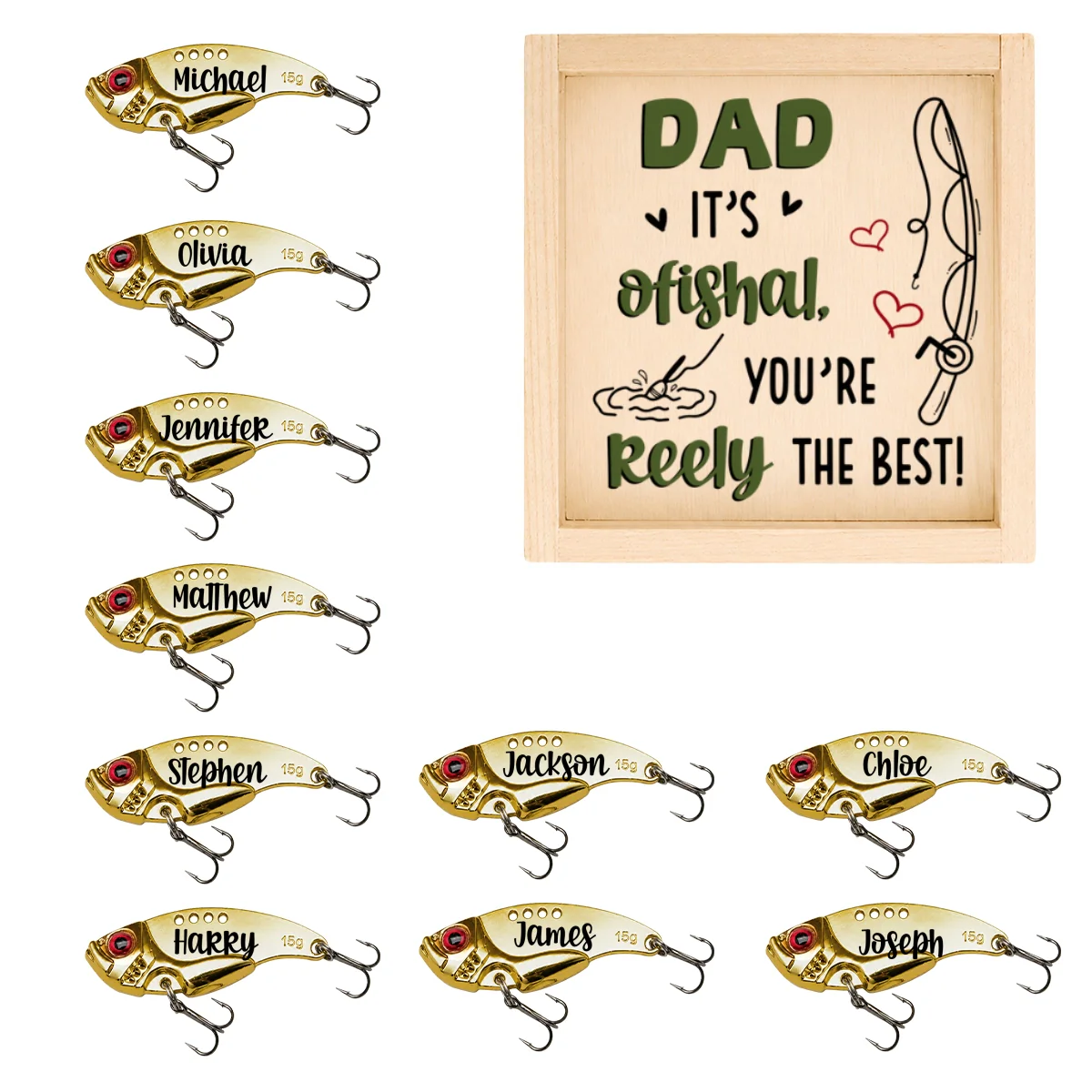 It's Ofishal 2 - Personalized Custom Fishing Lure - Image 7