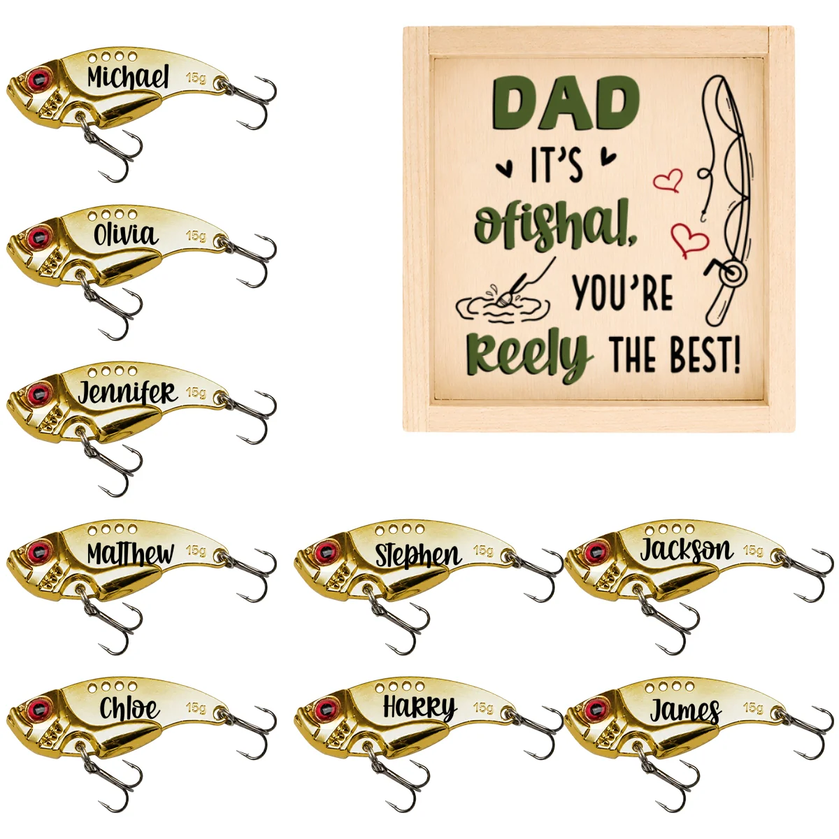 It's Ofishal 2 - Personalized Custom Fishing Lure - Image 9