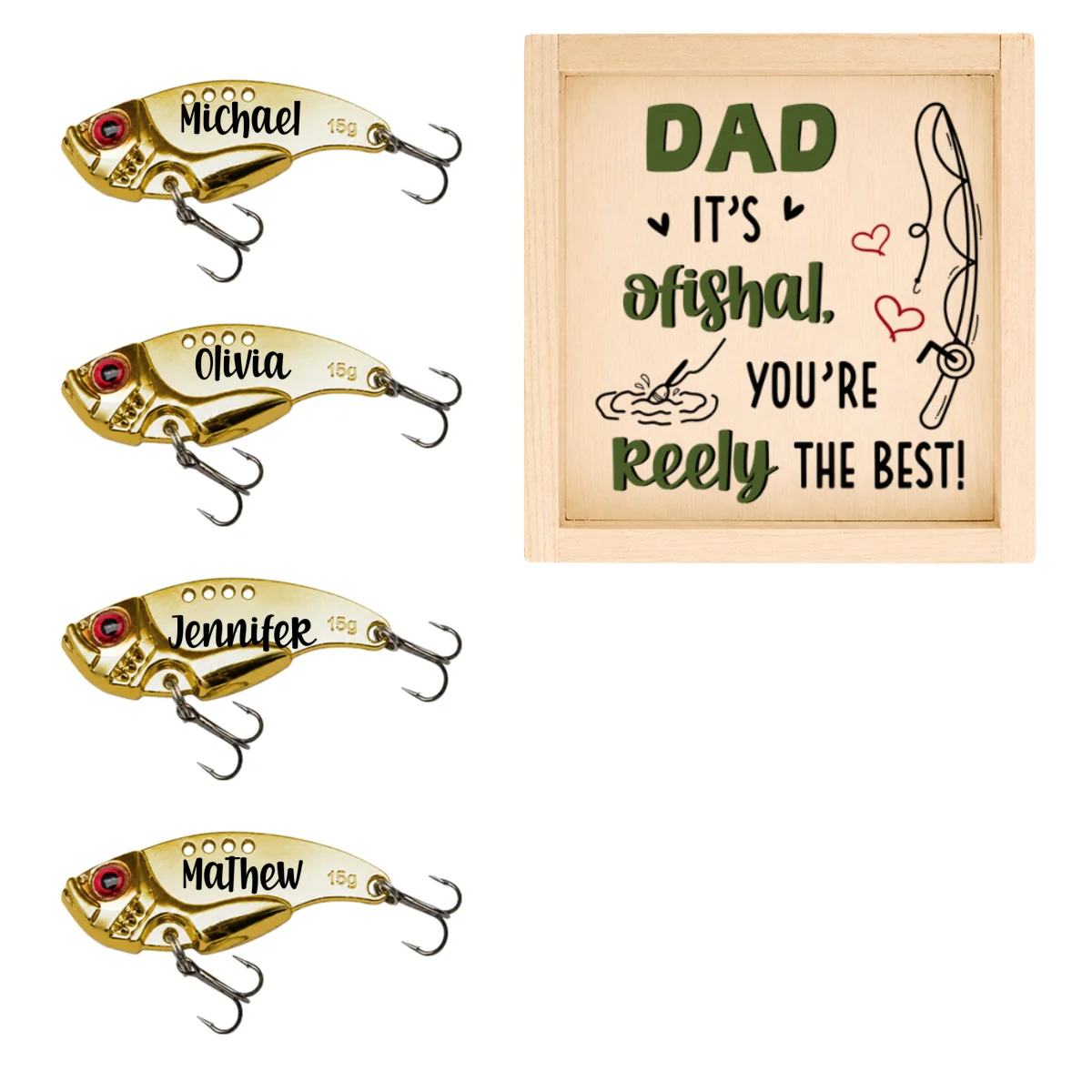 It's Ofishal - Personalized Custom Fishing Lure - Image 11