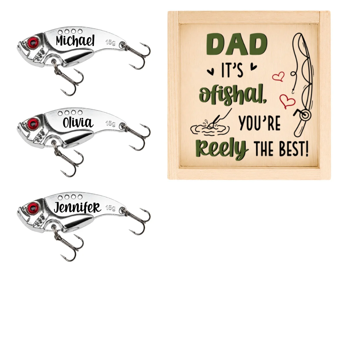 It's Ofishal - Personalized Custom Fishing Lure - Image 12