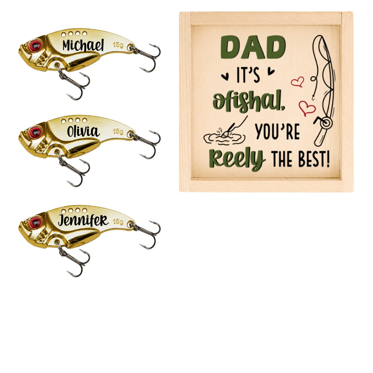 It's Ofishal - Personalized Custom Fishing Lure - Image 13