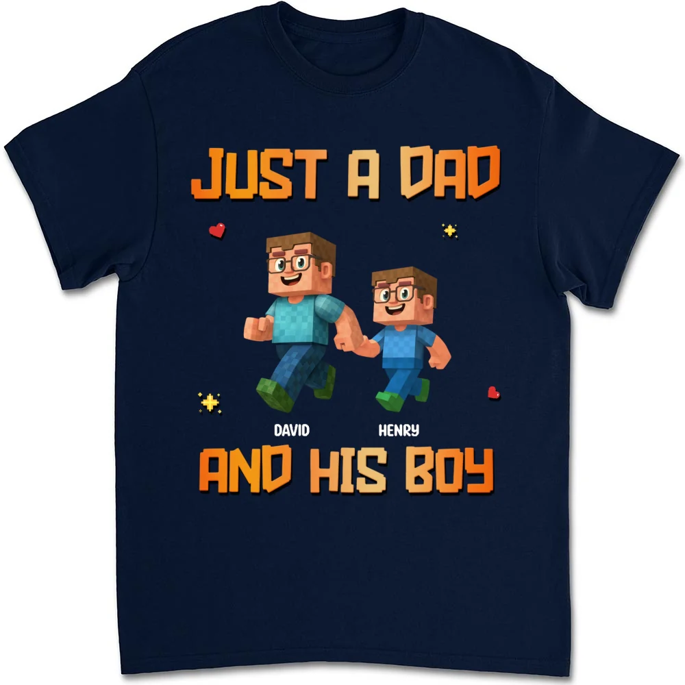 Just A Dad - Personalized Custom Shirt - Image 13