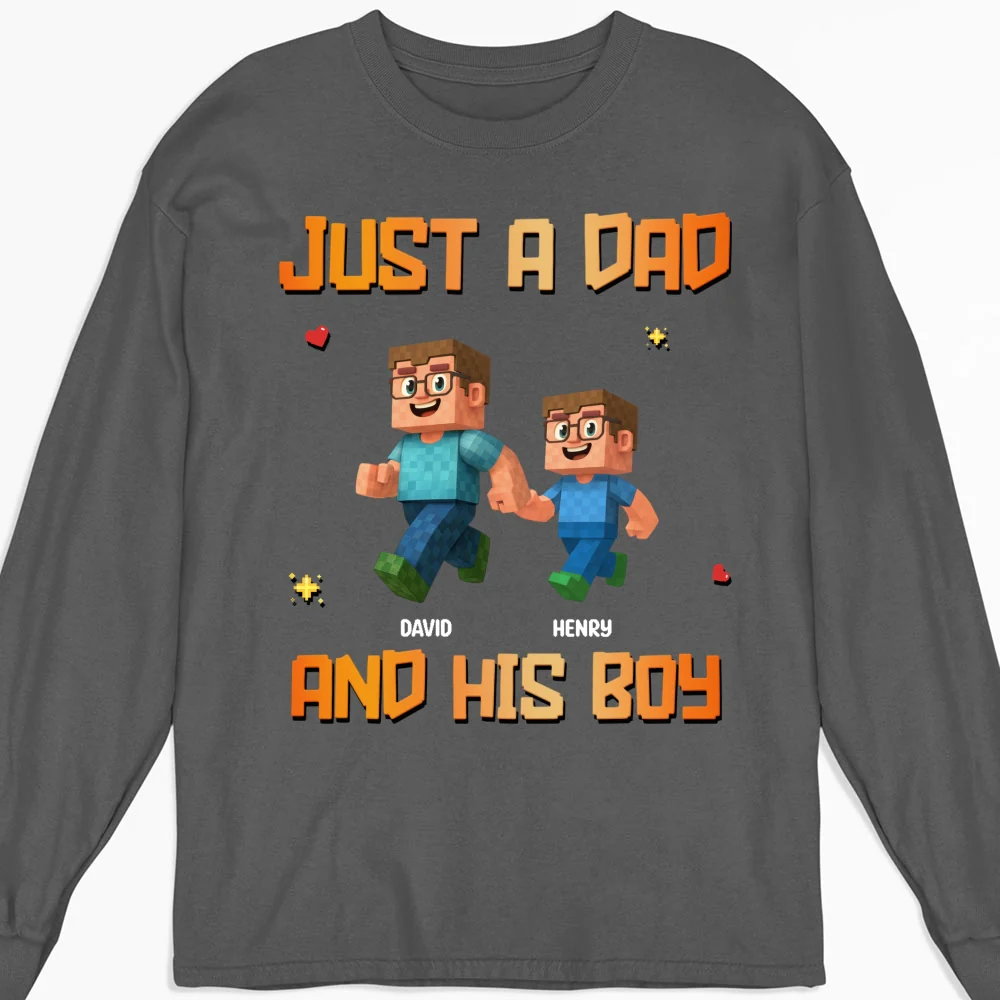 Just A Dad - Personalized Custom Shirt - Image 15