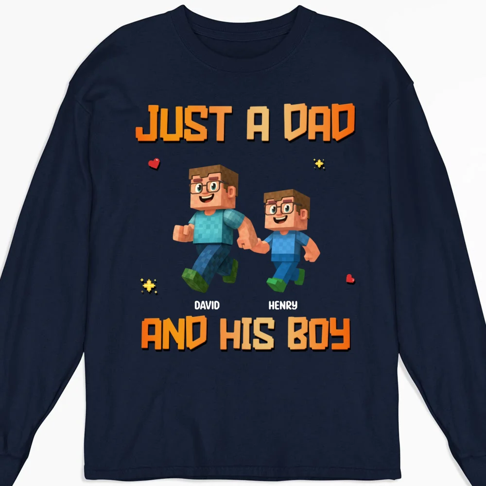 Just A Dad - Personalized Custom Shirt - Image 16