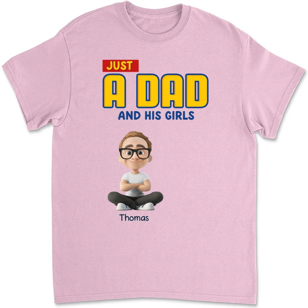 Just A Dad - Personalized Custom Shirt - Image 9