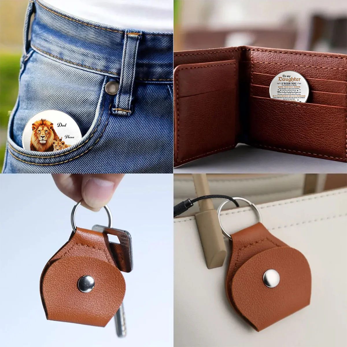 Just Do Your Best - Personalized Custom Pocket Hug - Image 4