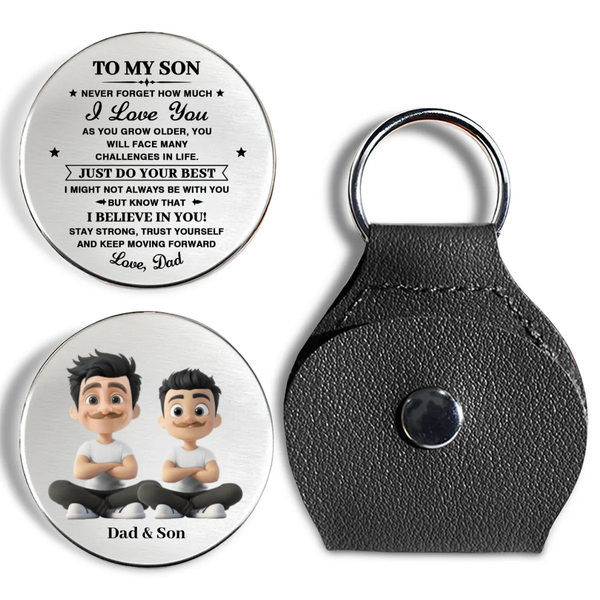 Just Do Your Best - Personalized Custom Pocket Hug - Image 8
