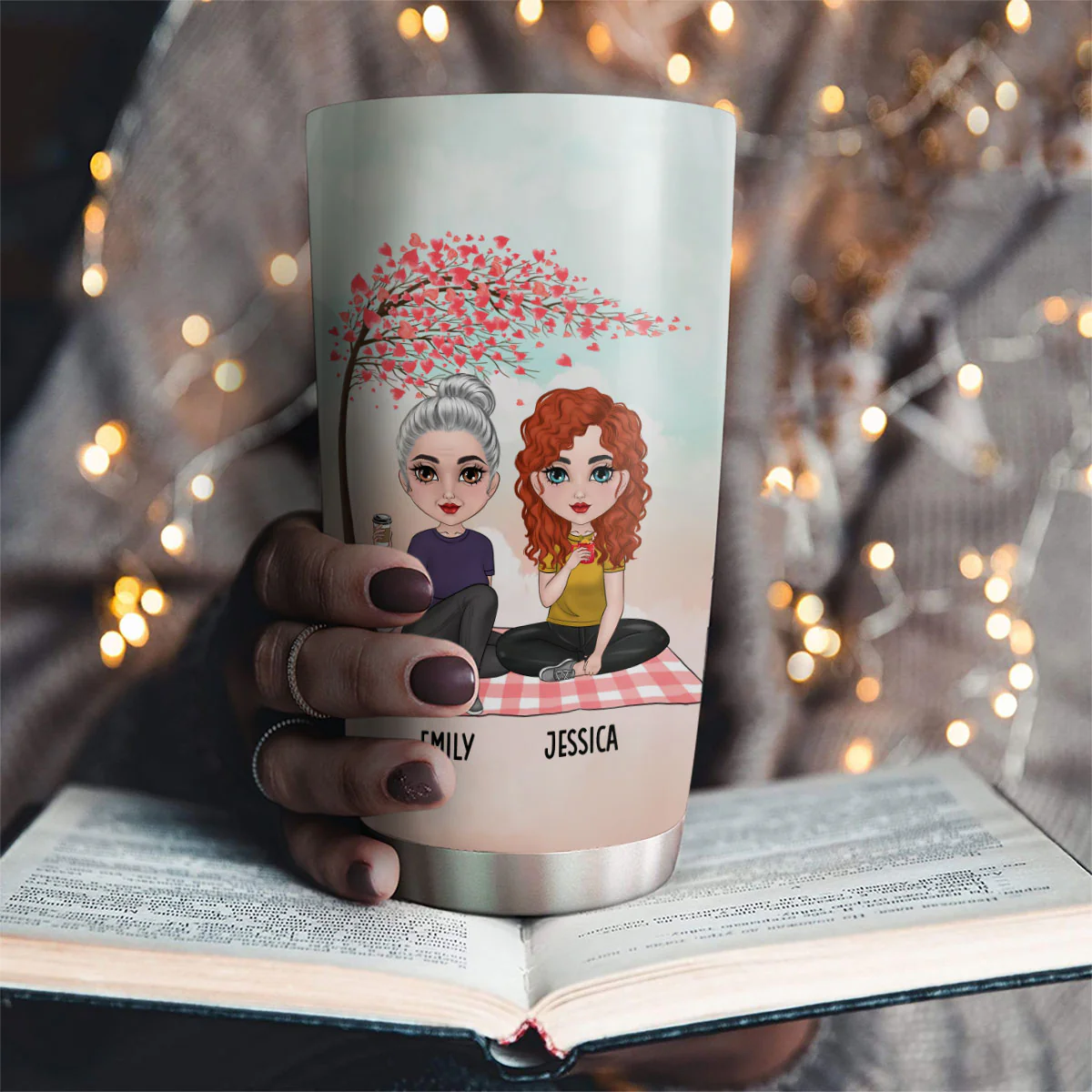 Just Do Your Best - Personalized Custom Tumbler - Image 2