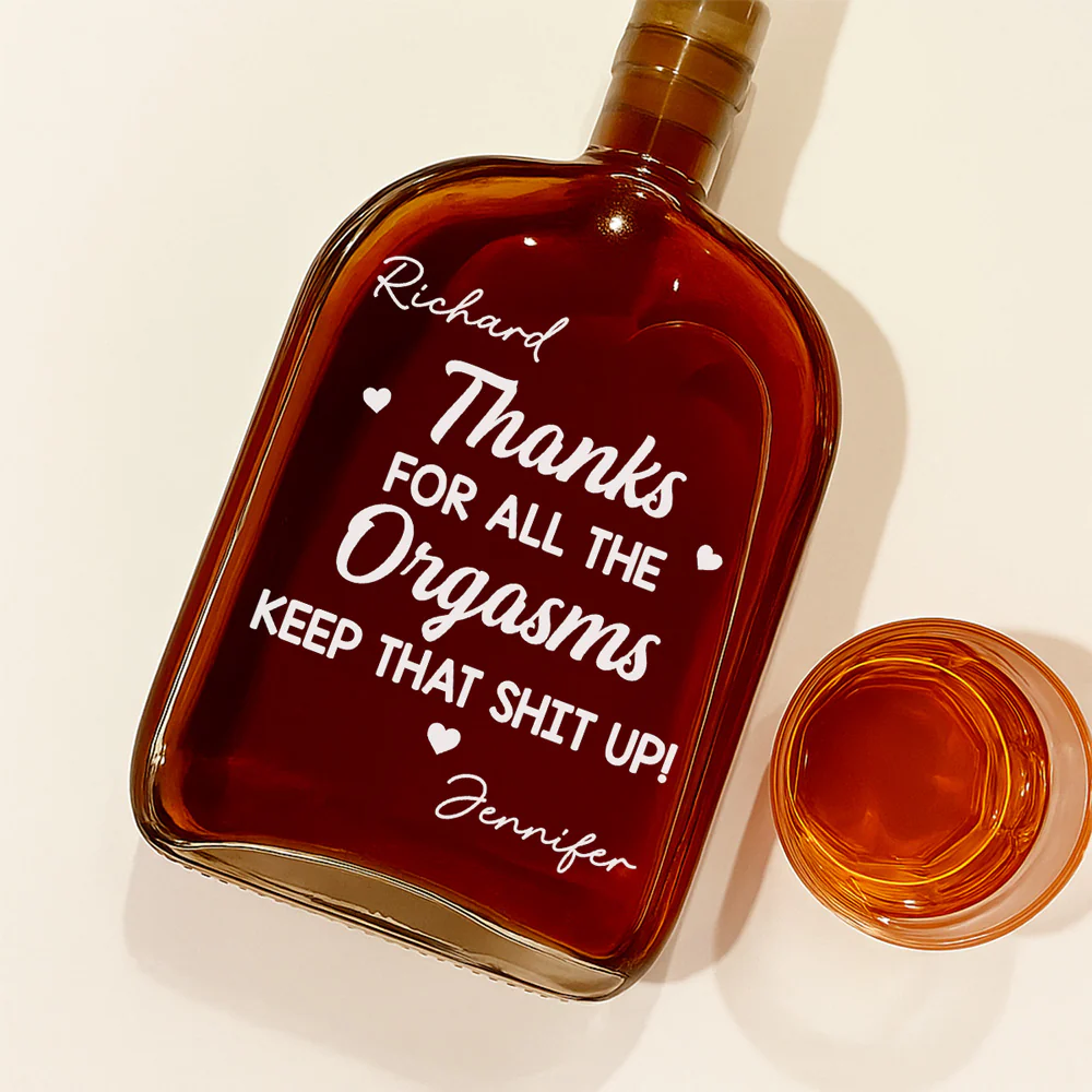 Keep It Up - Personalized Custom Spirits Decanter - Image 4