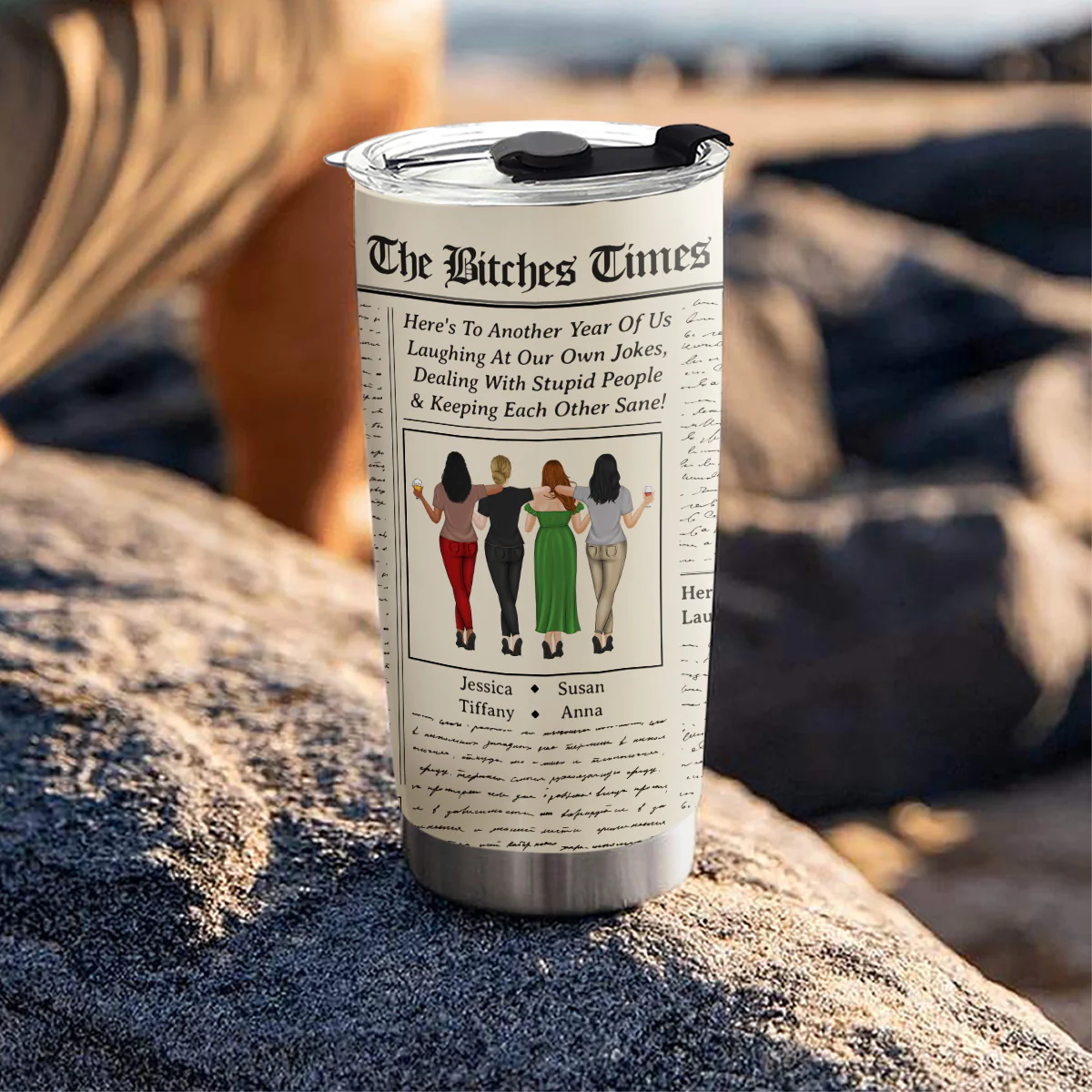 Keeping Each Other Sane - Personalized Custom Tumbler - Image 3
