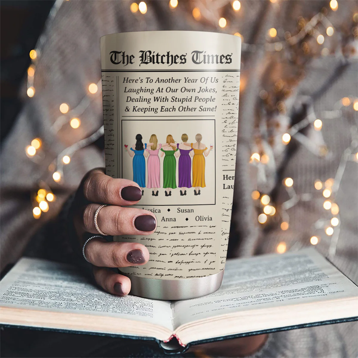 Keeping Each Other Sane - Personalized Custom Tumbler - Image 4