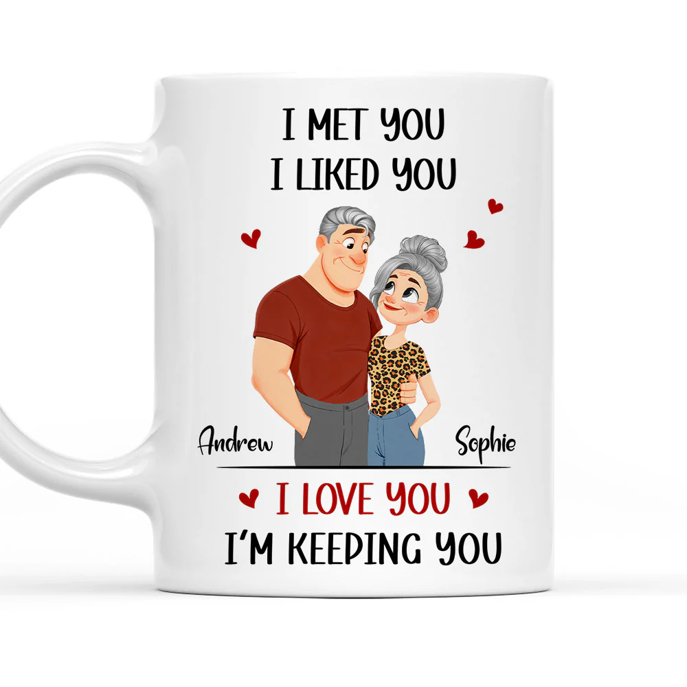 Keeping You Cartoon - Personalized Custom Coffee Mug