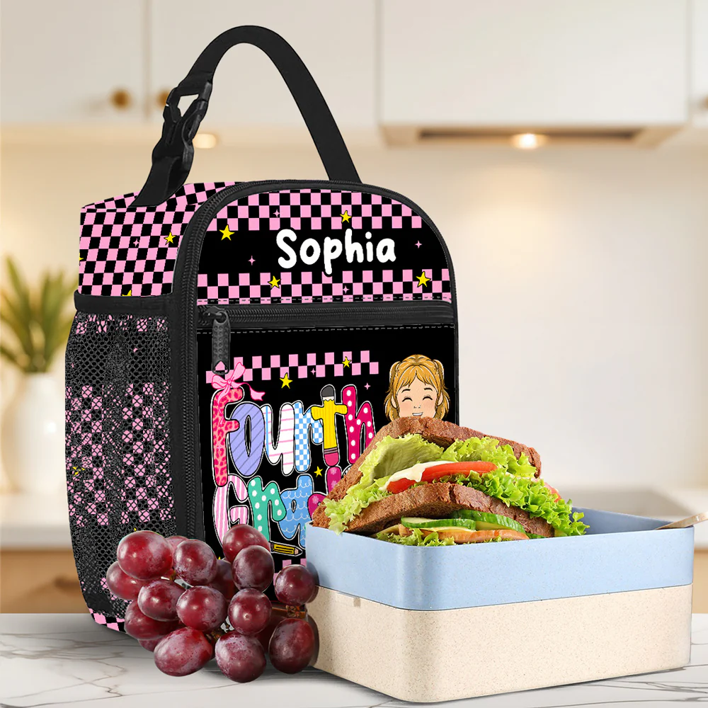 Kindergarten - Personalized Custom Insulated Lunch Bag - Image 2