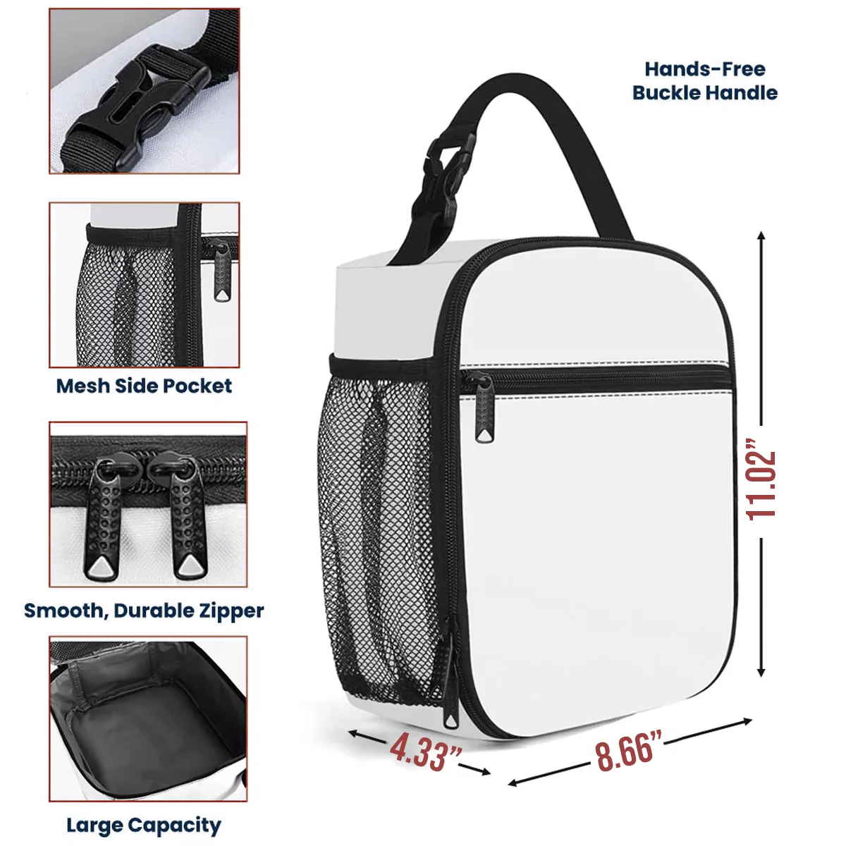Kindergarten - Personalized Custom Insulated Lunch Bag - Image 6
