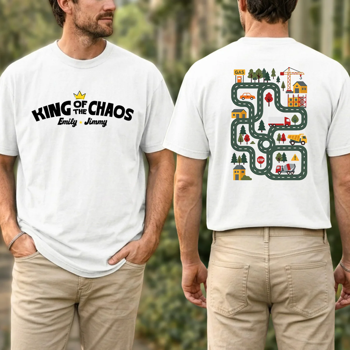 King Of The Chaos - Personalized Custom Shirt - Image 3