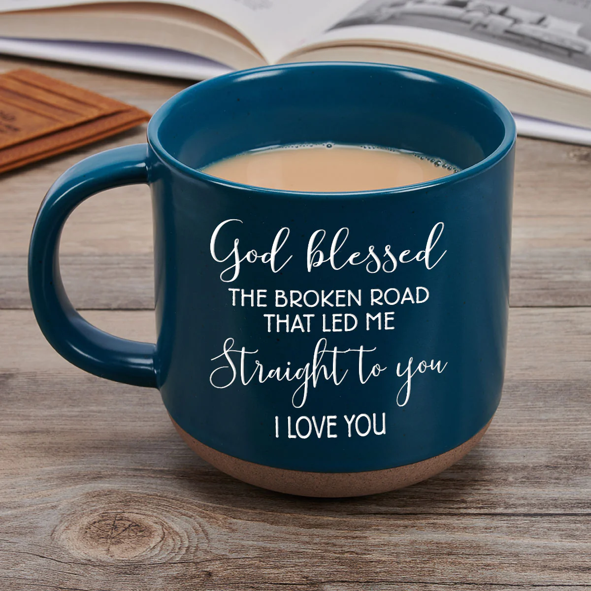 Lead Me To You  - Personalized Custom Pottery Mug - Image 2
