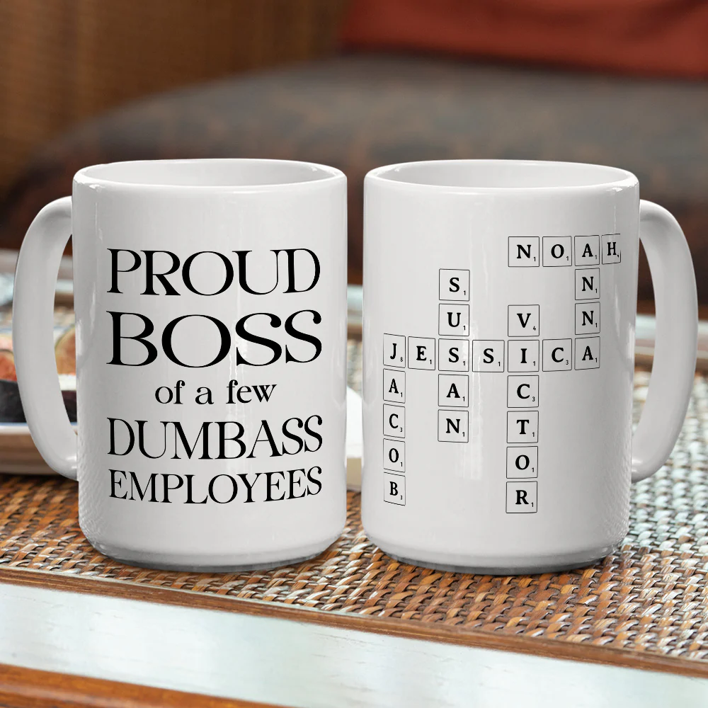 Leading Idiots With Great Pride - Personalized Custom Coffee Mug - Image 4