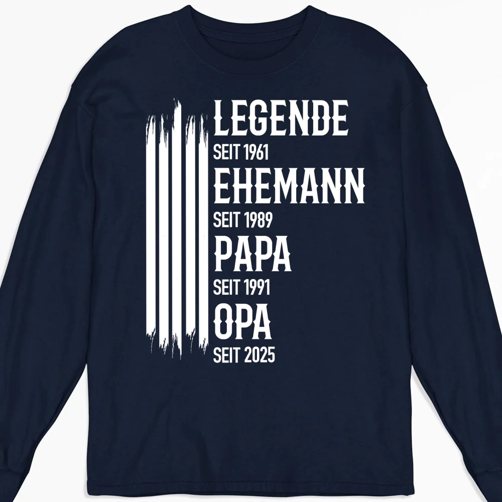 Legende Ehemann Papa Opa - Personalisiertes Individuelles Shirt - Image 13