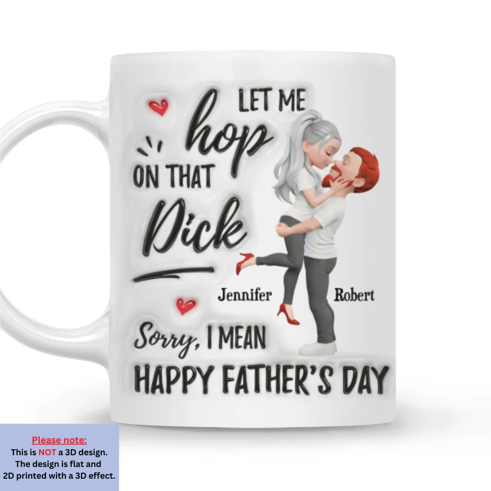 Let Me Hop - Personalized Custom 3D Inflated Effect Mug - Image 7