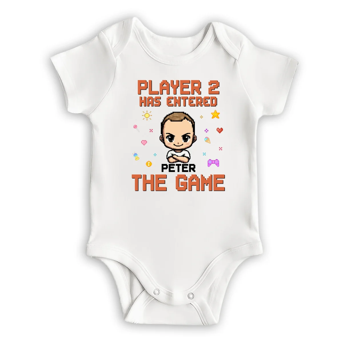 Leveled Up - Personalized Custom T-shirt And Onesie - Image 11