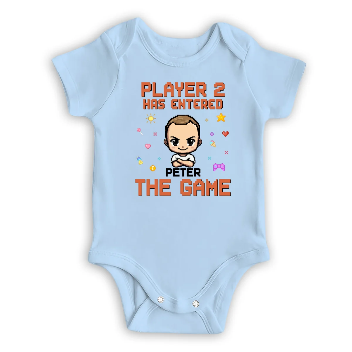 Leveled Up - Personalized Custom T-shirt And Onesie - Image 13