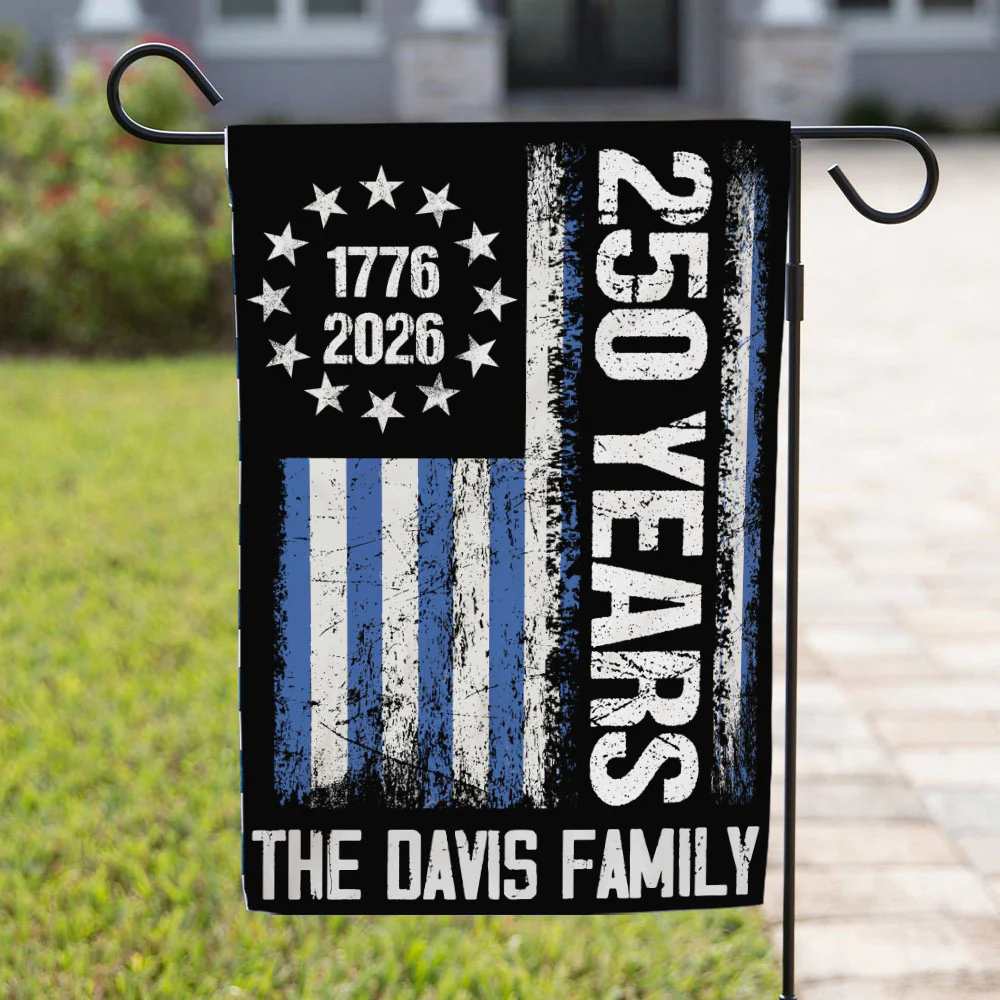 Liberty Lives In Our Home - Personalized Custom Flag - Image 5