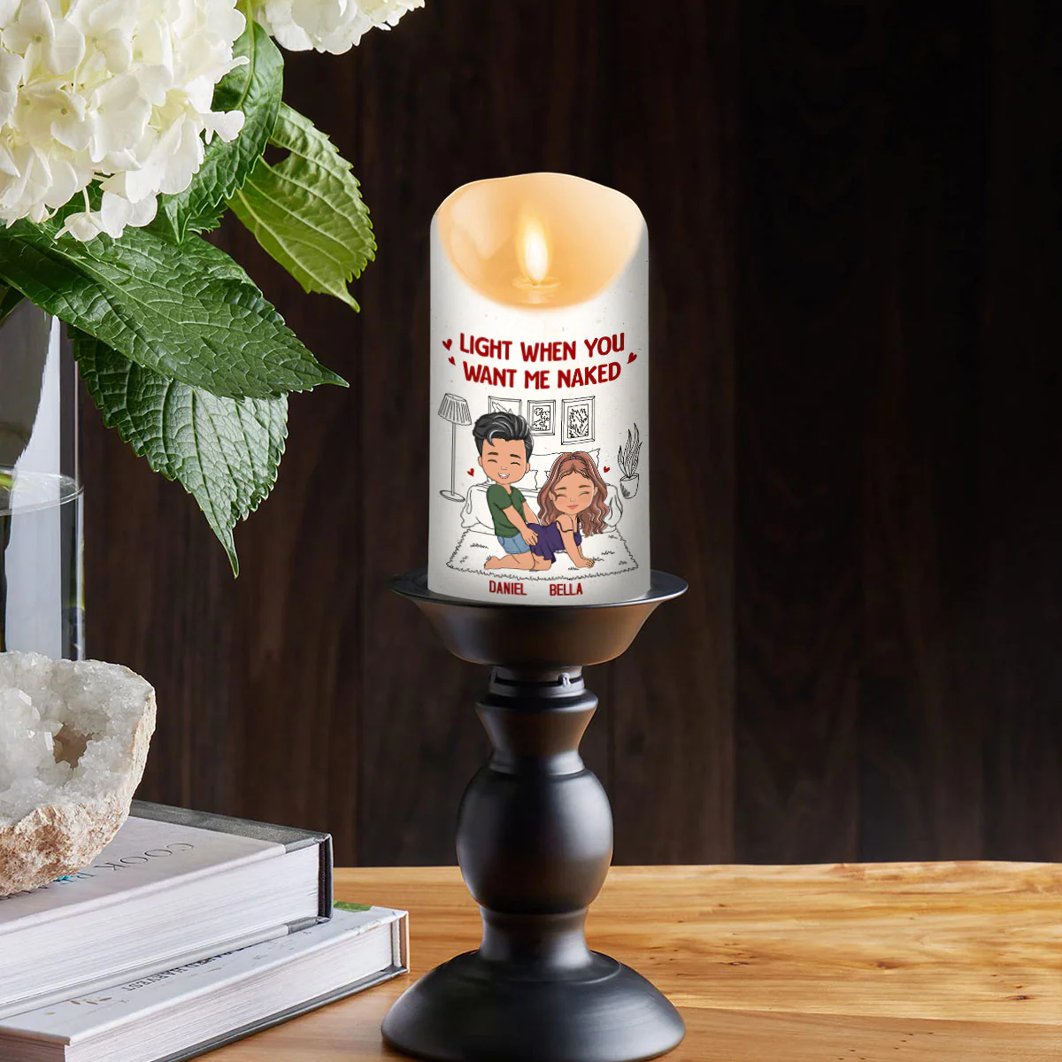 Light It Up - Personalized Custom LED Candle - Image 4
