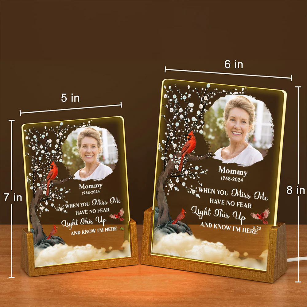Light This Up - Personalized Custom Plaque With Walnut Base - Image 4