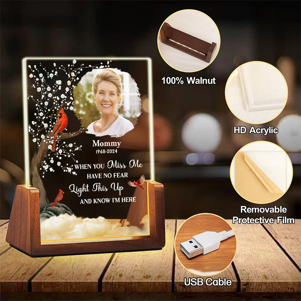 Light This Up - Personalized Custom Plaque With Walnut Base - Image 6