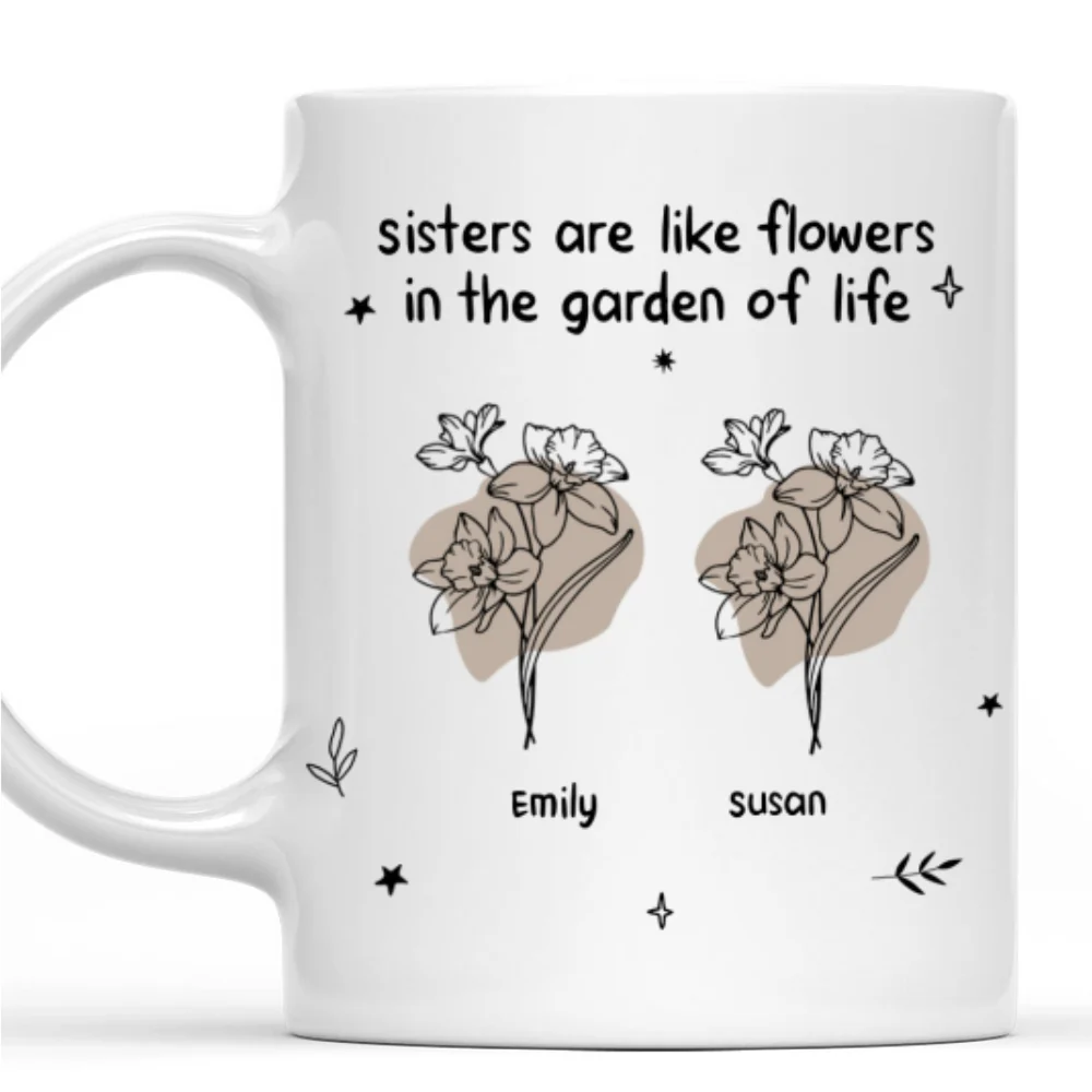 Like A Flower In The Garden Of Life - Personalized Custom Coffee Mug - Image 8