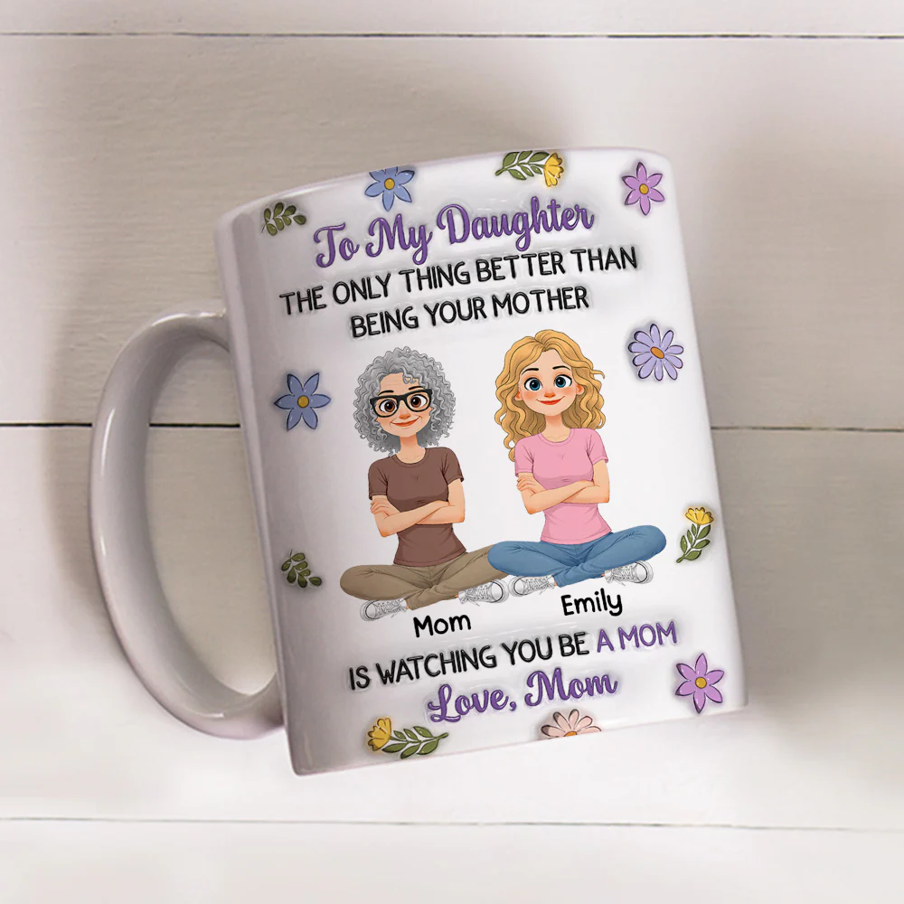 Linked Together New Style - Personalized Custom 3D Inflated Effect Mug - Image 4