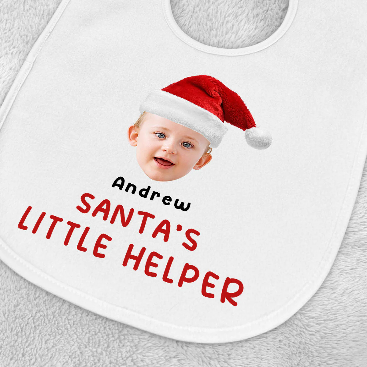 Little Helper - Personalized Custom Baby Bib - Image 2