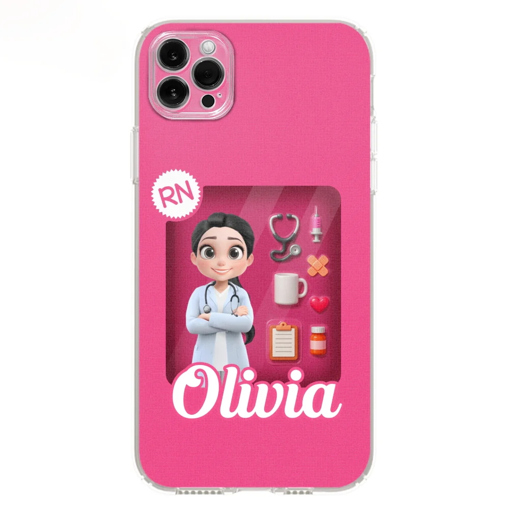 Little Nurse Hero - Personalized Custom Phone Case - Image 11