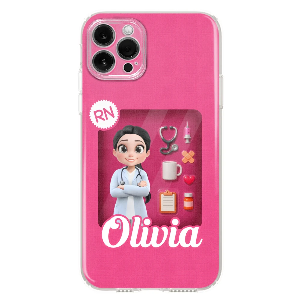 Little Nurse Hero - Personalized Custom Phone Case - Image 12