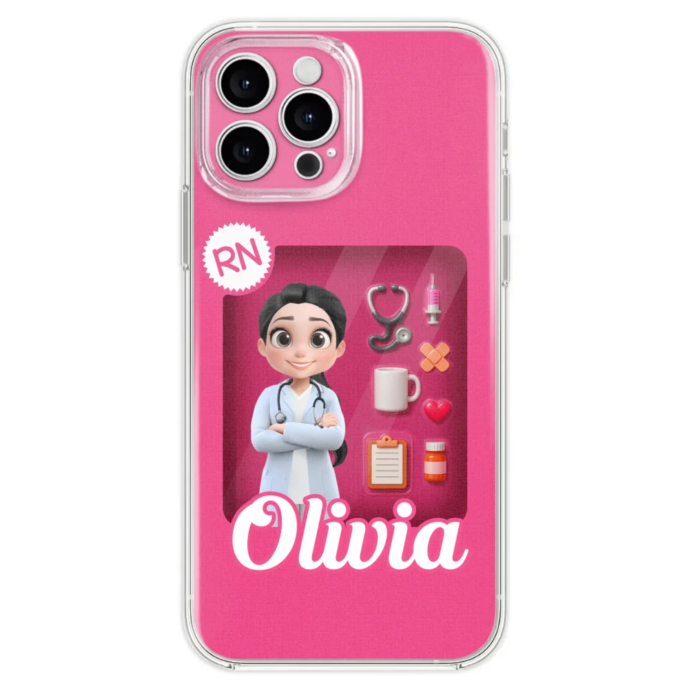 Little Nurse Hero - Personalized Custom Phone Case - Image 26