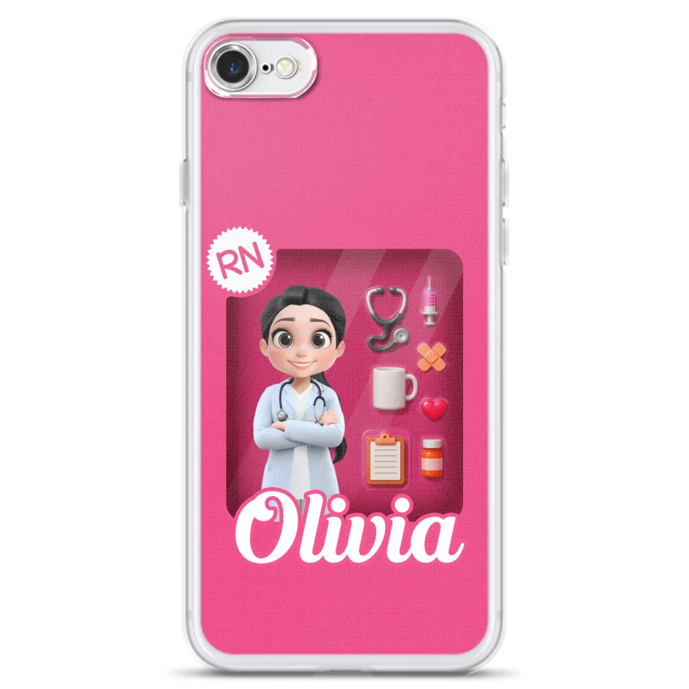 Little Nurse Hero - Personalized Custom Phone Case - Image 5
