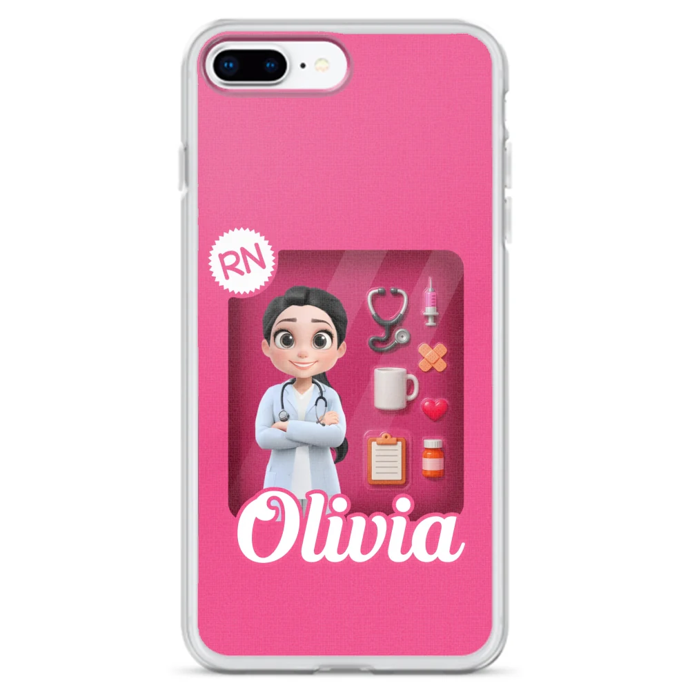 Little Nurse Hero - Personalized Custom Phone Case - Image 6
