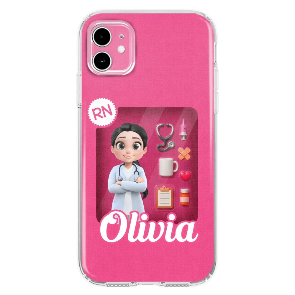 Little Nurse Hero - Personalized Custom Phone Case - Image 7
