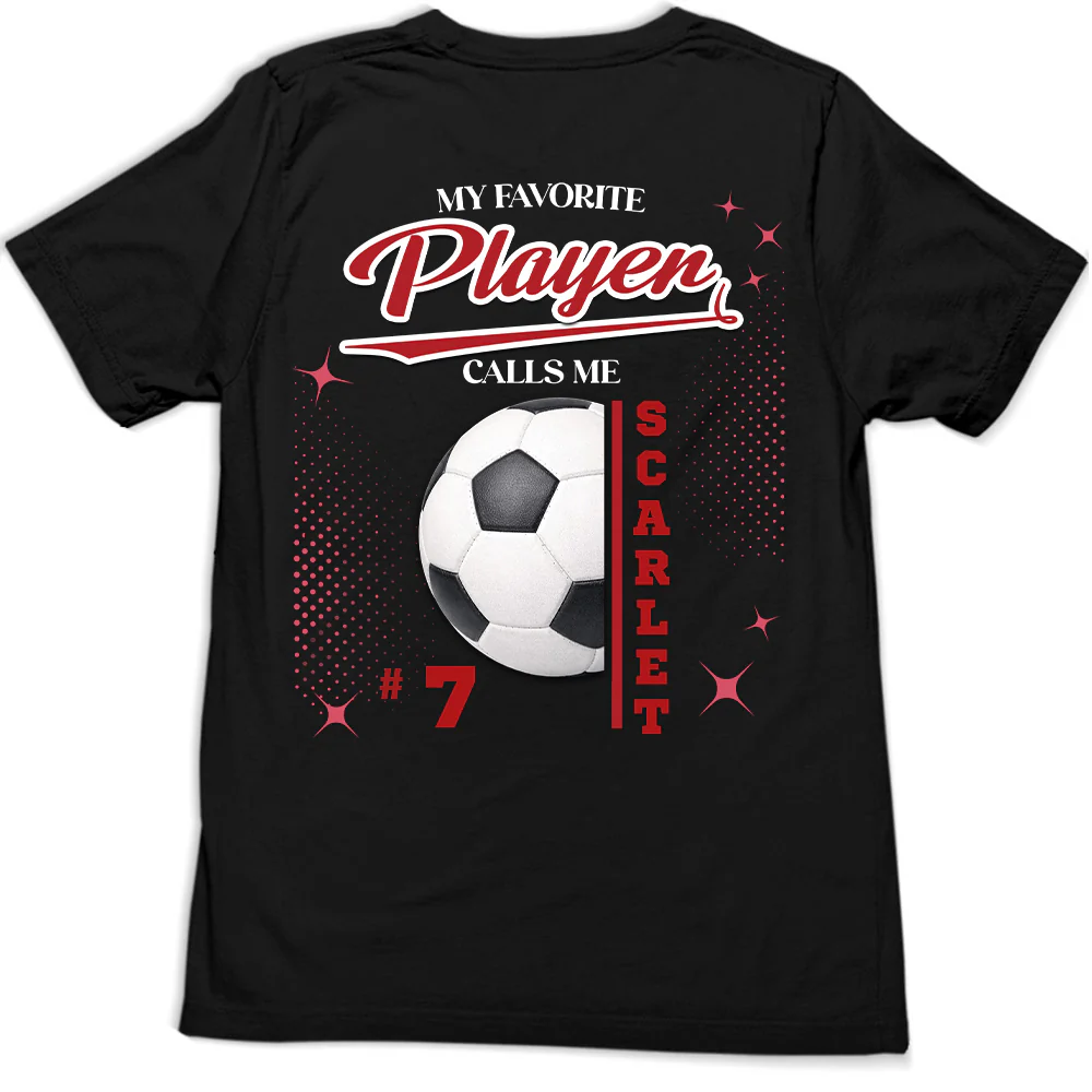 Little Player Big Love - Personalized Custom Shirt - Image 3