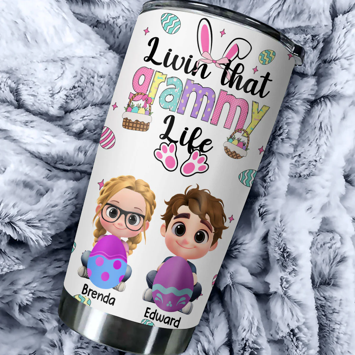Living That Grandma Life - Personalized Custom Tumbler - Image 2
